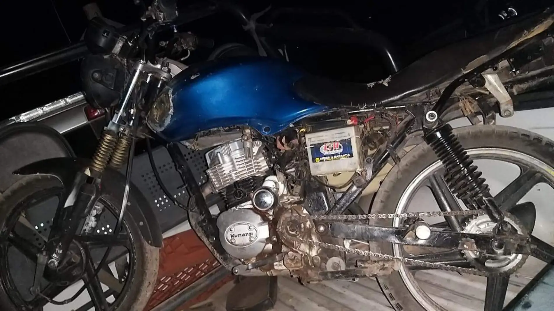 detenidos armados en moto Cajeme 1